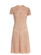 Redvalentino Floral-lace Short-sleeved Dress