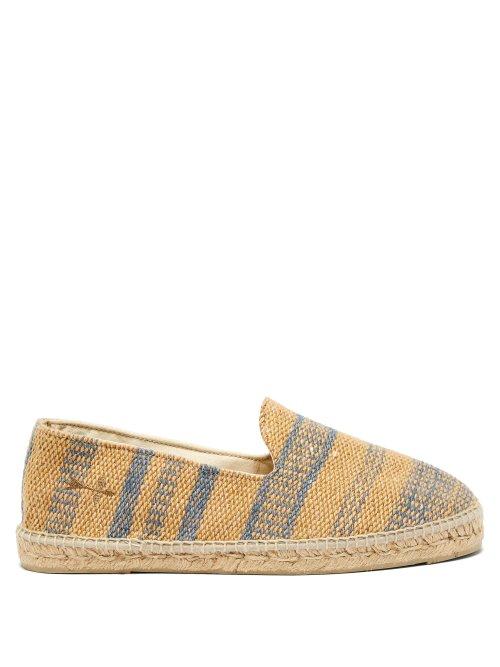 Matchesfashion.com Maneb - Yucatan Striped Espadrille - Mens - Beige Multi