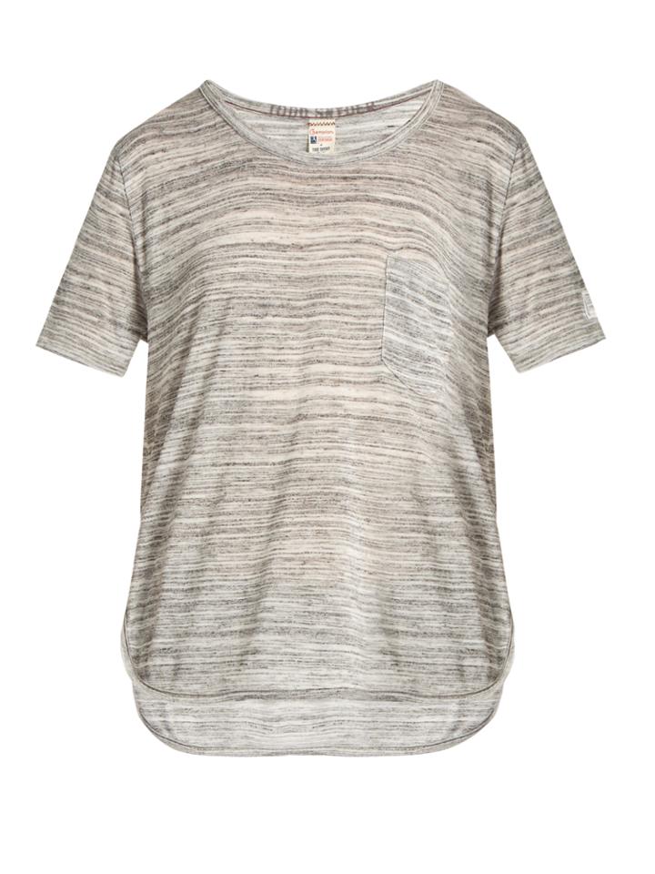 Todd Snyder + Champion Round-neck Marbled-jersey T-shirt