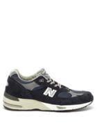 Mens Shoes New Balance - Made In Uk 991 Suede And Mesh Trainers - Mens - Navy