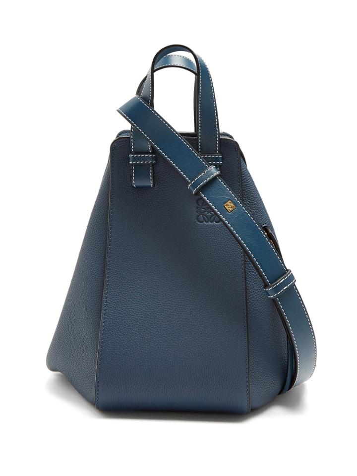 Loewe Hammock Small Grained Leather Tote