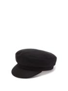 Matchesfashion.com Isabel Marant - Evie Virgin Wool Blend Fisherman Hat - Womens - Black