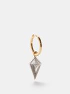 Theodora Warre - Crystal & Diamond Gold-plated Single Earring - Womens - Gold Multi