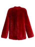 Matchesfashion.com Raey - 1970s Shearling Coat - Womens - Red