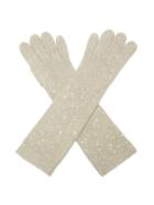 Brunello Cucinelli - Sequinned Cashmere-blend Gloves - Womens - Beige