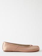 Maison Margiela - Tabi Split-toe Satin Ballet Flats - Womens - Pink