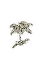 Matchesfashion.com No. 21 - Crystal Embellished Palm Tree Brooch - Womens - Clear
