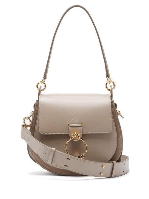 Matchesfashion.com Chlo - Tess Small Leather Cross-body Bag - Womens - Grey