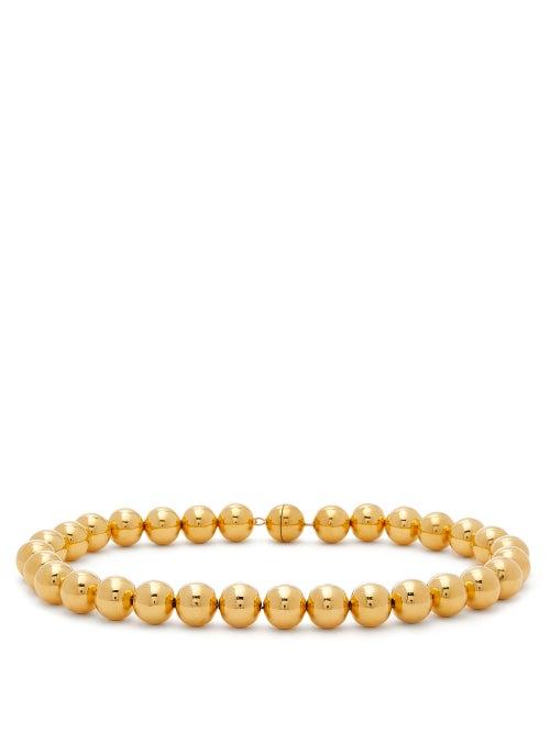 Matchesfashion.com Jil Sander - Spherical-link Choker - Womens - Gold