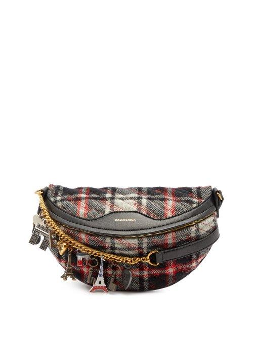Matchesfashion.com Balenciaga - Souvenir Xs Bag - Womens - Black White