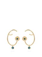 Matchesfashion.com Ana Khouri - Lily Topaz & 18kt Gold Earrings - Womens - Blue