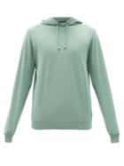 Matchesfashion.com Thom Sweeney - Cotton-piqu Hooded Sweatshirt - Mens - Light Green