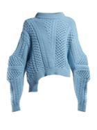 Stella Mccartney Cable-knit Cropped Sweater