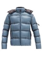 Matchesfashion.com 5 Moncler Craig Green - Ramis Panelled Down-filled Shell Hooded Jacket - Mens - Blue