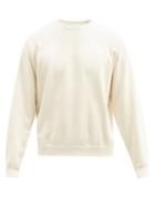 Matchesfashion.com Lady White Co. - Jacob Cotton-jersey Sweatshirt - Mens - Light Beige