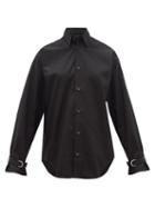 Matchesfashion.com Umit Benan B+ - Buckled-cuff Cotton Shirt - Womens - Black