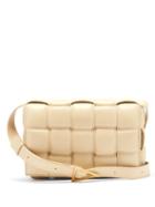 Matchesfashion.com Bottega Veneta - Cassette Small Intrecciato Leather Cross-body Bag - Womens - Cream