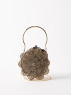Rosantica - Spifa Crystal-embellished Handbag - Womens - Gold