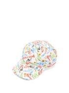 Palm Angels - X Missoni Scribble-print Cotton-twill Cap - Mens - White Multi