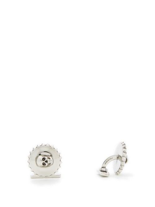 Alexander Mcqueen - Skull Cufflinks - Mens - Silver