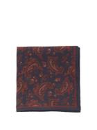 Dunhill Paisley-print Silk Pocket Square