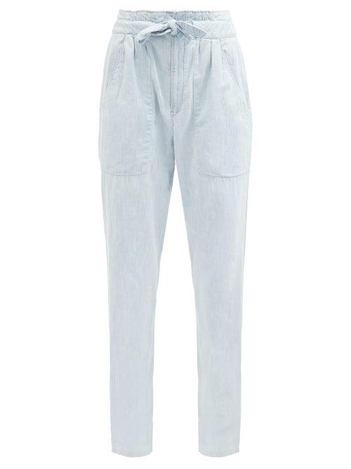 Matchesfashion.com Isabel Marant Toile - Corsysr High-rise Boyfriend Jeans - Womens - Blue