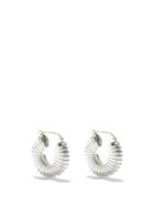 Ladies Jewellery Jil Sander - Snail Sterling-silver Hoop Earrings - Womens - Silver