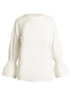 See By Chloé Bell-cuff Cotton-jersey T-shirt