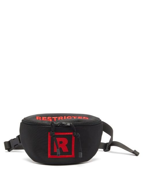 Vetements - Logo-embroidered Nylon Belt Bag - Mens - Black Multi