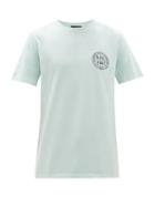 Matchesfashion.com A.p.c. - 1987 Logo Print Cotton T Shirt - Mens - Light Green