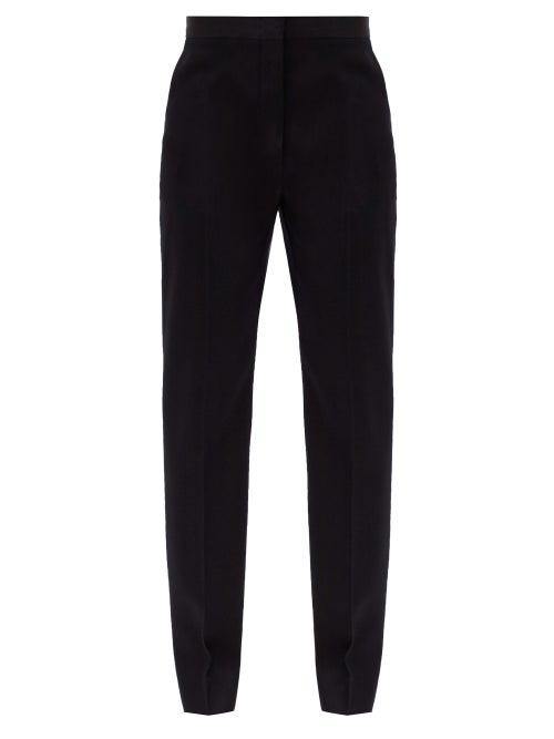 Matchesfashion.com Jil Sander - Mang Fleece-wool Gabardine Trousers - Womens - Navy