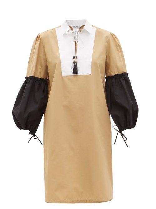 Matchesfashion.com Max Mara - Fornovo Dress - Womens - Beige Multi