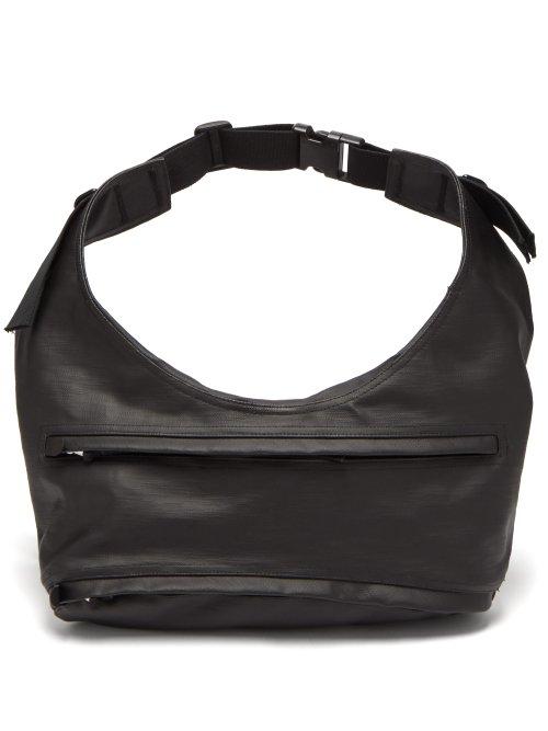 Matchesfashion.com Rick Owens - Coated Cotton Belt Bag - Mens - Black