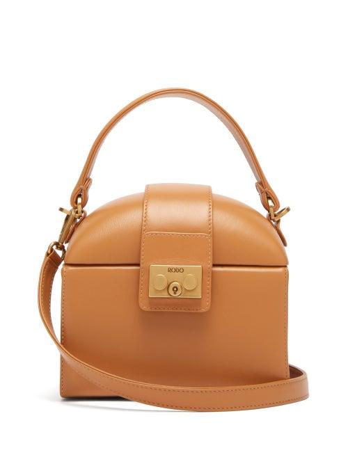 Matchesfashion.com Rodo - Trunk Leather Cross Body Bag - Womens - Tan
