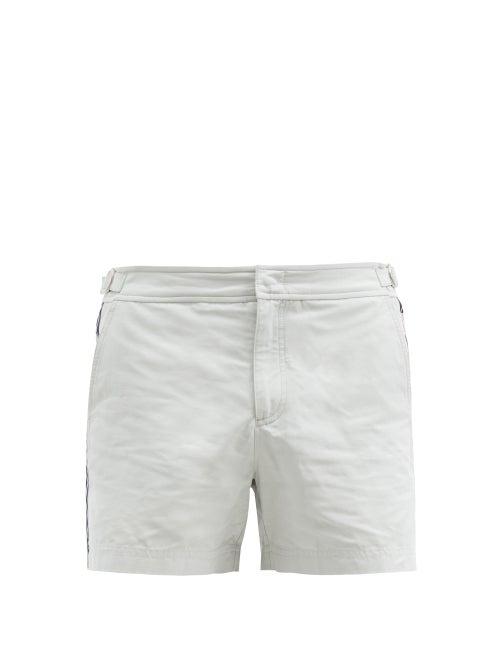 Matchesfashion.com Orlebar Brown - Setter Swim Shorts - Mens - Grey