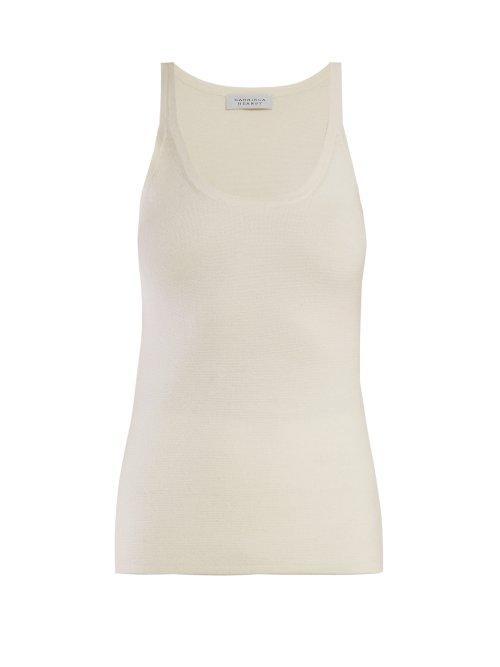 Matchesfashion.com Gabriela Hearst - Knitted Tank Top - Womens - Ivory