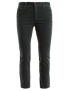 Matchesfashion.com Miu Miu - Skinny Corduroy Trousers - Womens - Grey