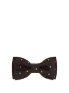 Matchesfashion.com Paul Smith - Star-print Silk-faille Bow Tie - Mens - Black