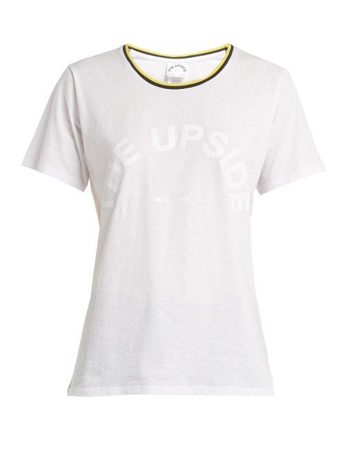 Matchesfashion.com The Upside - Lucia Sheer Cotton T Shirt - Womens - White