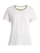 Matchesfashion.com The Upside - Lucia Sheer Cotton T Shirt - Womens - White