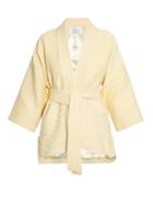 Hillier Bartley Waffle-texture Belted Kimono Jacket