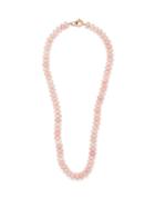 Matchesfashion.com Irene Neuwirth - Beaded Opal & 18kt Gold Necklace - Womens - Pink