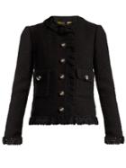 Dolce & Gabbana Virgin Wool-blend Boucl Jacket