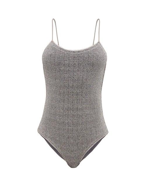 Matchesfashion.com Oseree - Lumire Lam Swimsuit - Womens - Grey
