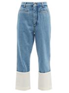 Matchesfashion.com Loewe - Fisherman High Rise Jeans - Womens - Denim