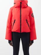 Goldbergh - Porter Hooded Down Short Ski Jacket - Womens - Red