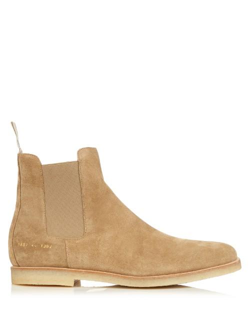 Common Projects Suede Chelsea Boots