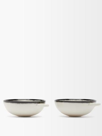 Serax - X Ann Demeulemeester Set Of Two Porcelain Cups - Black White