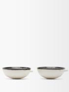 Serax - X Ann Demeulemeester Set Of Two Porcelain Cups - Black White