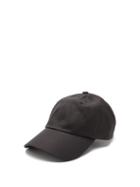 Matchesfashion.com Y-3 - Dad Logo Embroidered Cotton Blend Cap - Mens - Black